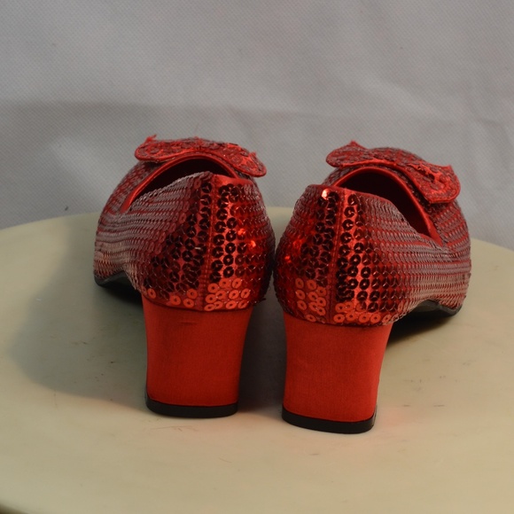 Dorothy's Ruby Red Pumps SZ 9 - Picture 8 of 8